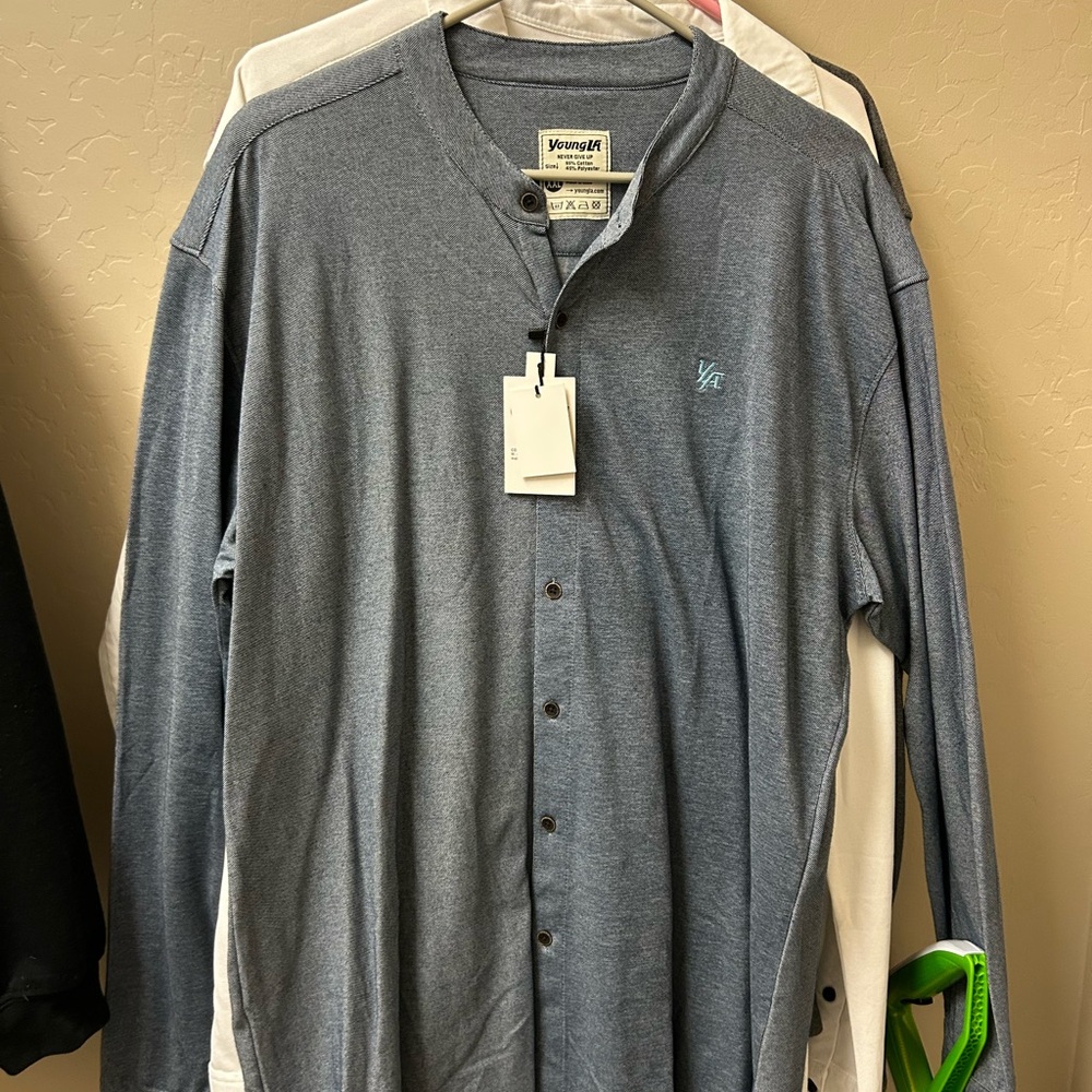 YoungLAMen's Blue Shirt
